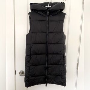 Zara hooded puffer vest